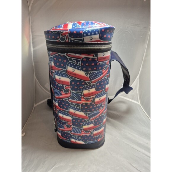 Vineyard Vines Blue Whale 10 Can Capacity Cooler Shoulder Bag pre Owned - Picture 3 of 9
